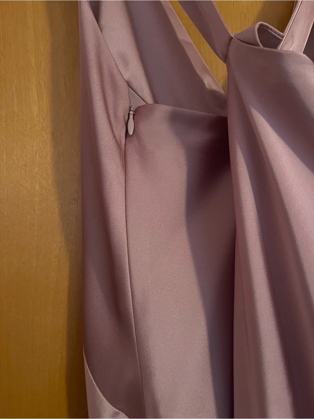Birdy Grey Veronica Dress- Matte Satin English Rose- Hemmed for 5ft 3 height - Picture 9 of 10